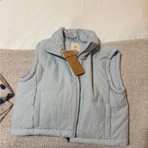 Women's Light Blue Puffer Vest
